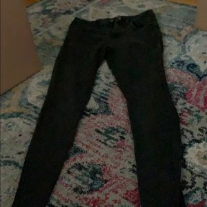 Black push up skinny jeans